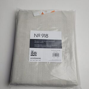 NEW No. 918 Lichtenberg Ecru Jacob One Panel Curtain 40 x 84 inch . #BT1
